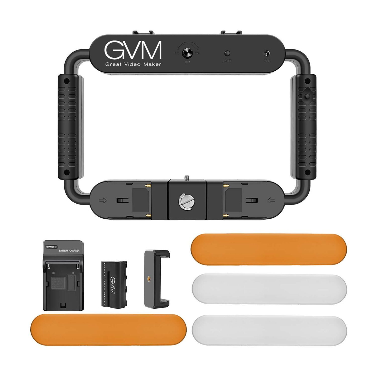 GVM LT10S Bi Color LED Smartphone Video Camera Rig Light