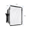 GVM  Video Light Softbox for 480LS/560AS/800DRGB Series LED Lights (11x11") - Image 2