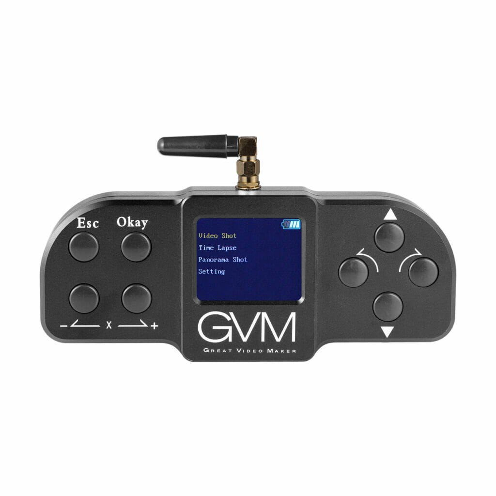 GVM GT-120WD Wireless Carbon Fiber Motorized Camera Slider (47") 4 21 07 19 无线控制器