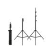 GVM P80S Monolight 4-Light Kit with Umbrellas, Softboxes, and Backdrops - Image 12