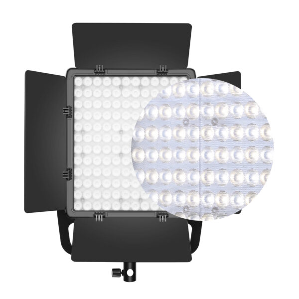 GVM-LT100S 100W High Power Bi-Color Lens Light beads Video Lighting Kit 2-Light-Kit - Image 3