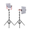 GVM-MB832 50W High Power Soft Light Bi-Color LED Video Soft Light 2-Light-Kit - Image 5