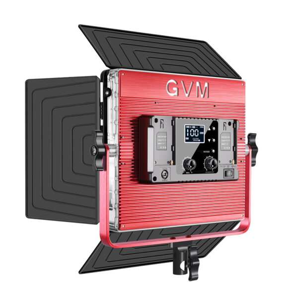 GVM-1200D 50W Bi-Color&RGB 3 lamp-led Video Light kit - Image 11