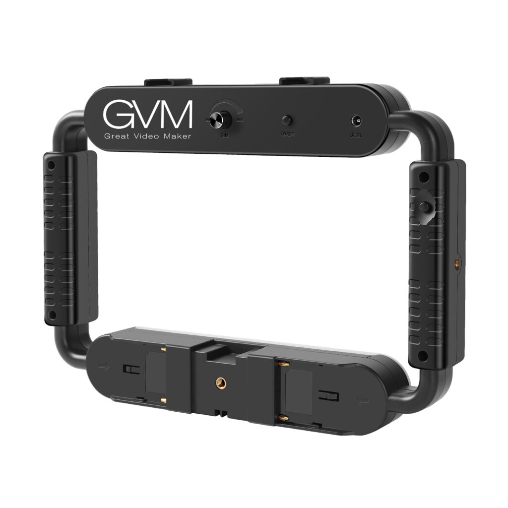 GVM LT10S Bi Color LED Smartphone Video Camera Rig Light