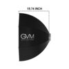 GVM Softbox for P80S/G100W Series LED Lights (22") - Image 5