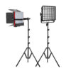 GVM 50SM Double-sided High Beam Bi-Color & High Power Brightness RGB Panel Light 2-Light-Kit - Image 16