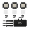 GVM-850D 40W High Beam Bi-Color and High Power RGB Video Lighting Kit 3-Video-Light-Kit - Image 6