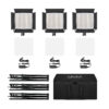 GVM-672S 40W High Beam High Brightness Bi-Color LED VIdeo Soft Light 3-light-kit - Image 10