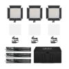 GVM-896S 50W High Beam High Brightness Bi-Color LED VIdeo Soft Light 3-Light-Kit - Image 10