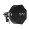 GVM P80S Monolight 4-Light Kit with Umbrellas, Softboxes, and Backdrops - Image 4