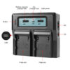 GVM BP-A60 Dual Charger with Battery for Canon C300 Mark II, C200 & C200B (6800mAh) - Image 2