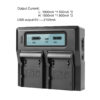 GVM BP-A60 Dual Charger with Battery for Canon C300 Mark II, C200 & C200B (6800mAh) - Image 3