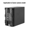 GVM BP-A60 Dual Charger with Battery for Canon C300 Mark II, C200 & C200B (6800mAh) - Image 6