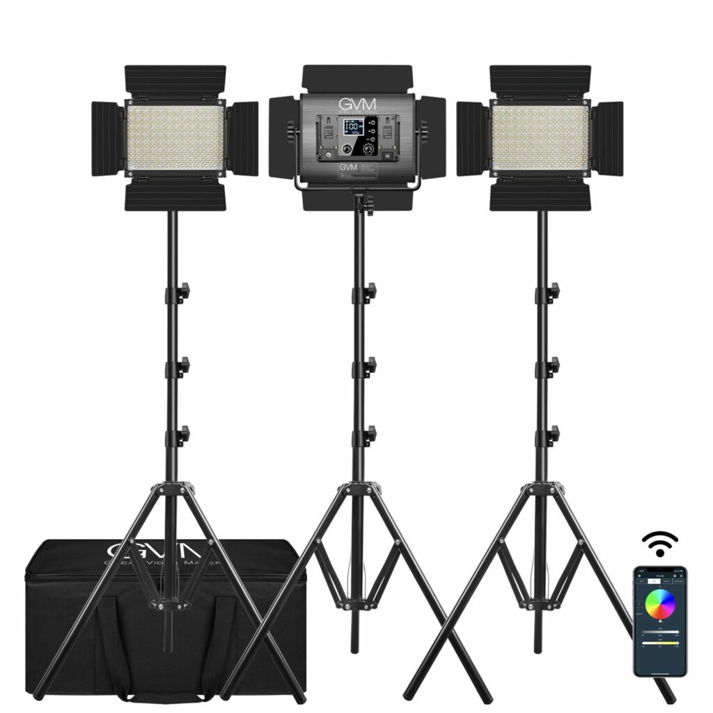 GVM-1000D Rgb video light panel 14 GVM 1000D 3L 3