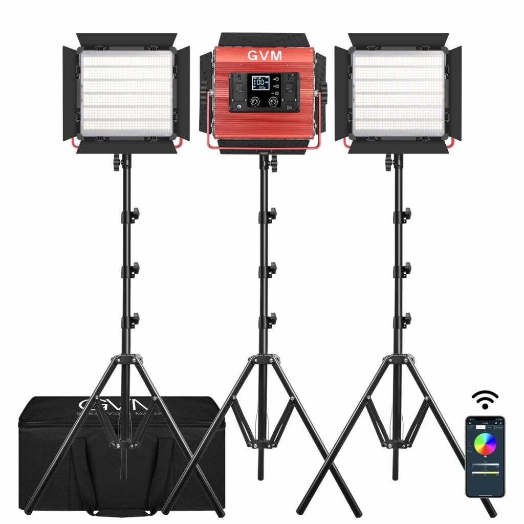 GVM-1200D Rgb video light panel 17 GVM 1200D 3L 1