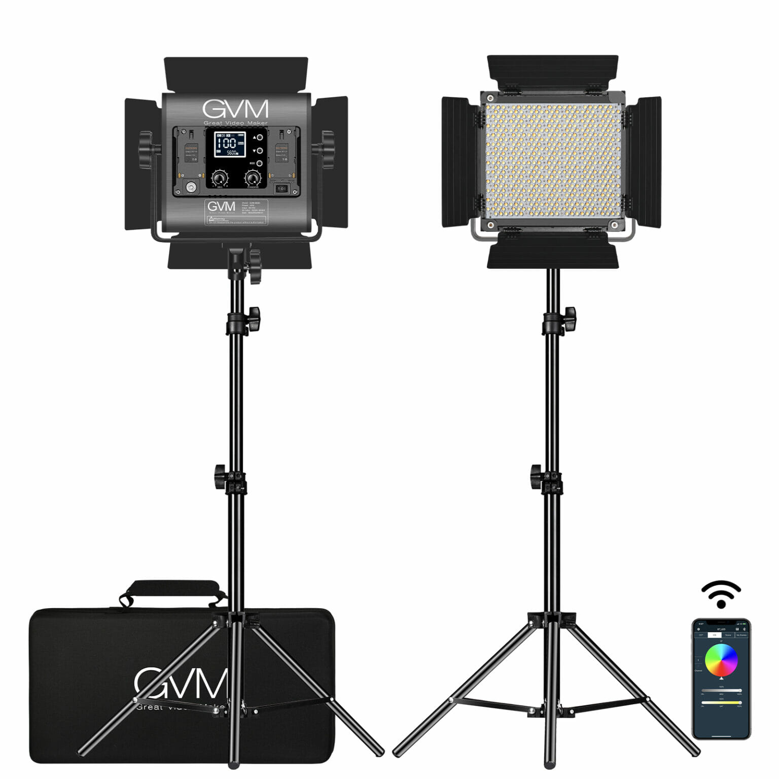 GVM 680RS RGB LED Studio 2VideoLightKit GVM Official Site
