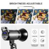 GVM-G100W 90W High Power LED Spotlight Bi-Color Studio Light 3 kits - Image 8