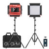 GVM-MB832 50W High Power Soft Light Bi-Color LED Video Soft Light 2-Light-Kit