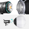 GVM-G100W 90W High Power LED Spotlight Bi-Color Studio Lighting Kit with Lantern Softbox - Image 6