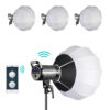 GVM-G100W 90W High Power LED Spotlight Bi-Color Studio Lighting Kit with Lantern Softbox - Image 8