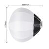 GVM-G100W 90W High Power LED Spotlight Bi-Color Studio Lighting Kit with Lantern Softbox - Image 9