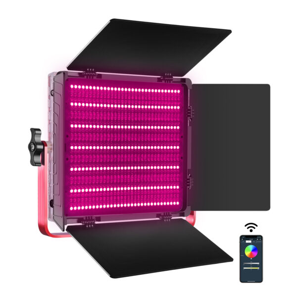 GVM-1200D 50W High Beam Bi-Color+50 WRGB Soft Light Panel - Image 4