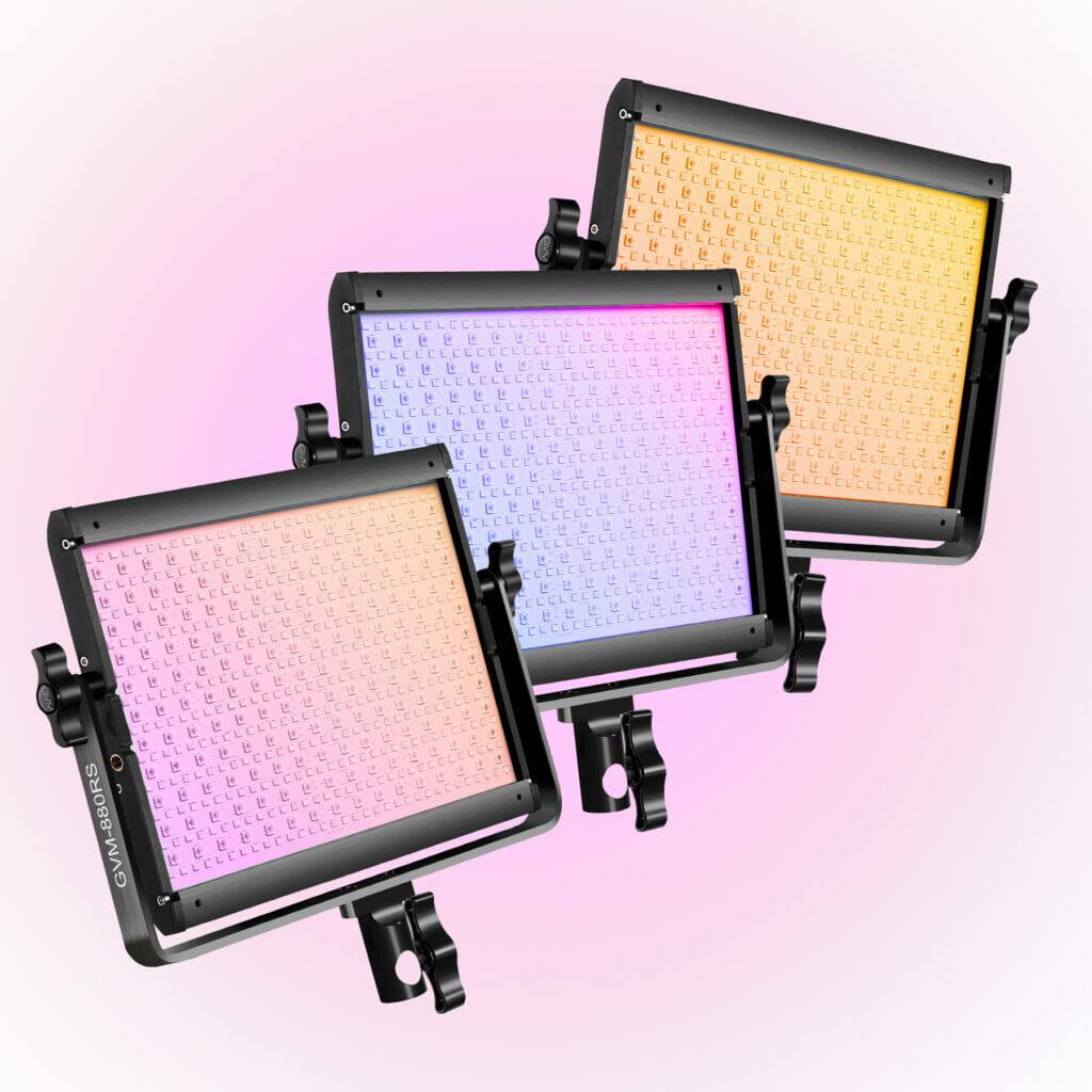 GVM 880RS RGB LED Studio 3-Video-Light-Kit 1 主图 1 21