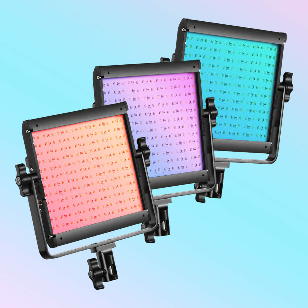 GVM-800D 40W Bi-color and RGB 3-Video Light Kit 1 主图 1 4