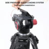 GVM 7017D Aluminum Video Tripod with Fluid Head System - Image 3