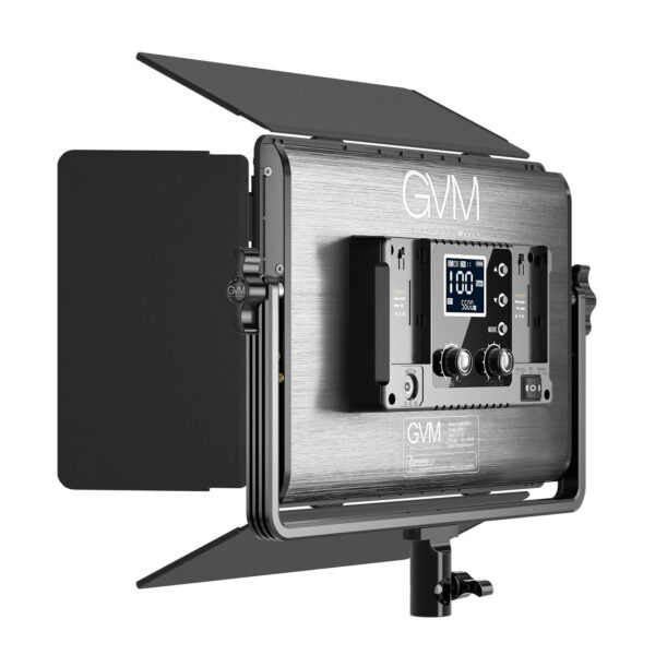 GVM-1300D 65W Powerful Bi-color and RGB Video Panel Light 2-Light-Kit - Image 9