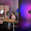 GVM Professional RGB & Bi-Color Lighting Kit 800D RGB Light+Y60D256 Edge Light