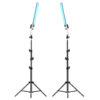 GVM-T20R 20W RGB & Bi-Color Wand Light 2Pcs