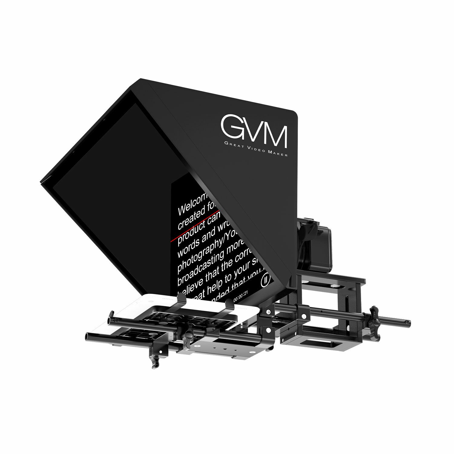 GVM TQL Teleprompter for Tablets and Smartphones with Bluetooth Remote