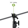 GVM C320 Turtle Base C-Stand & Grip Arm Kit (10.5', Black) - Image 10