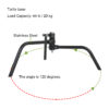 GVM C320 Turtle Base C-Stand & Grip Arm Kit (10.5', Black) - Image 8