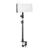 GVM On-Camera Bi-color LED Video Light with Bluetooth App Control and Power Supply
