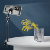 GVM On-Camera Bi-color LED Video Light with Bluetooth App Control and Power Supply - Image 2