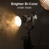GVM SD600D Color Led Video Lights High Power Studio Monolight - Image 2