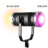 GVM-ST200R 200W Led Video Light RGB+Bi-Color Double Sided Daylight Balanced COB Light - Image 7