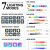 GVM-ST200R 200W Led Video Light RGB+Bi-Color Double Sided Daylight Balanced COB Light - Image 5