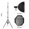 GVM SD200D LED Video Light with Softbox - Image 7