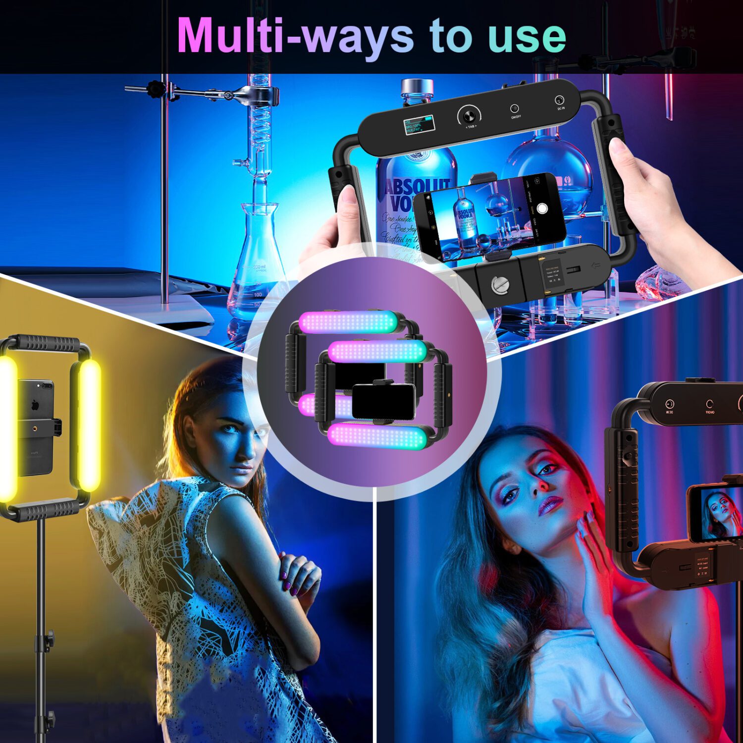 Professional On Camera LED Lighting for video GVM Official Site