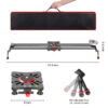 GVM GP-80FW Carbon Fiber Camera Slider with Flywheel (33") - Image 2