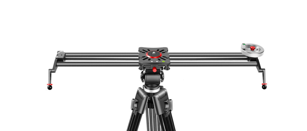 GVM GP-80FW Carbon Fiber Camera Slider with Flywheel (33") 20 三脚架模式