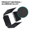 GVM Gvm 4-Way Barndoors For Yu200R Led Lights Panel - Image 5