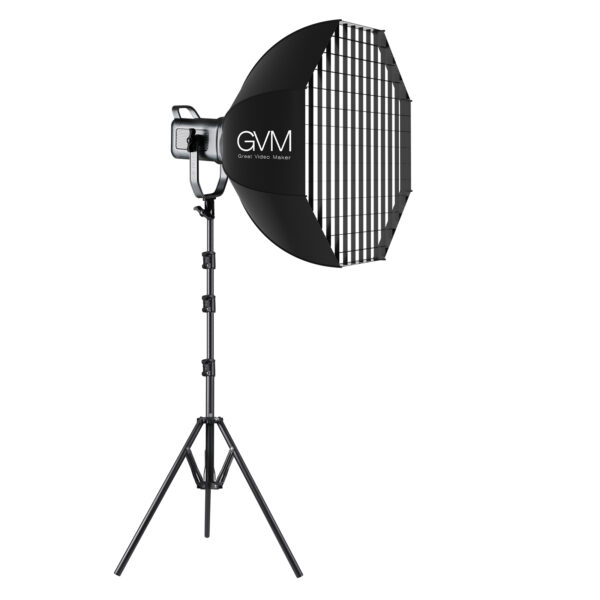 GVM PR150R 150W High Power LED Monolight Bi-Color & RGB Studio Lighting Kit with Softbox