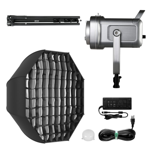 GVM PR150D 150W High Power LED Monolight Bi-Color Studio Lighting Kit with Softbox - Image 16