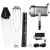 GVM PR150D 150W High Power LED Monolight Bi-Color  Studio Lighting Kit with Lantern Softbox - Image 3