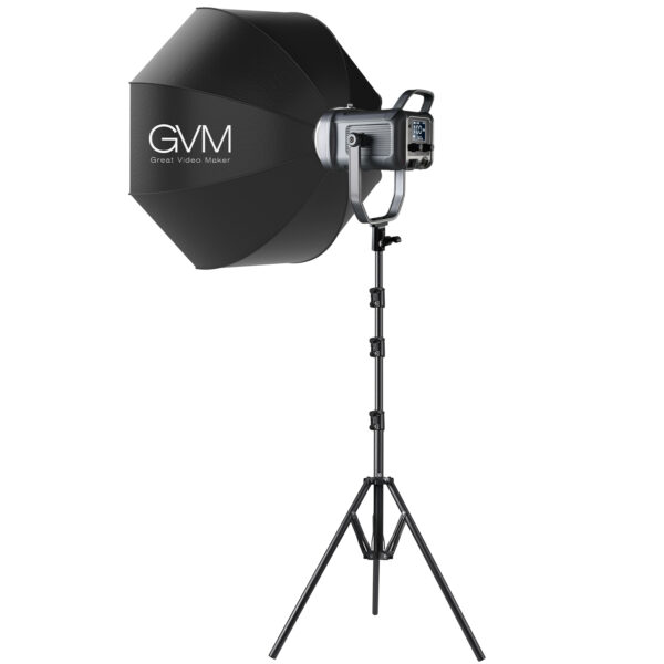 GVM PR150D 150W High Power LED Monolight Bi-Color Studio Lighting Kit with Softbox - Image 14