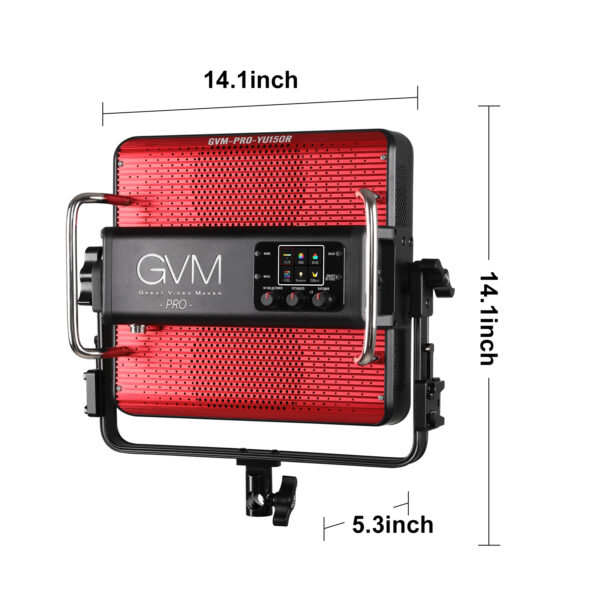 GVM YU150R PRO Led Video Lights Panel Rgb And Bi-Color Studio Light - Image 5